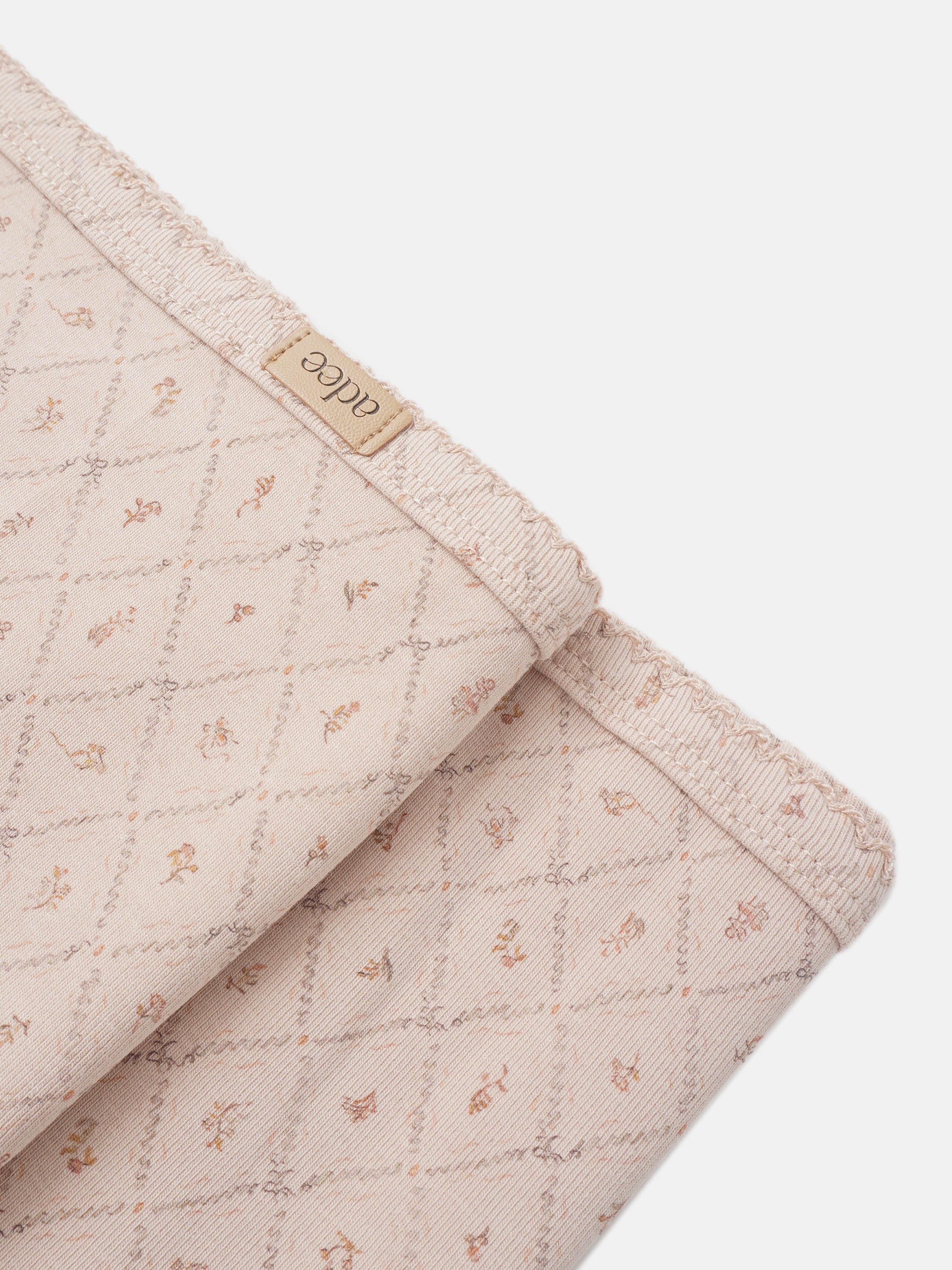 Dainty Diamond Blanket for girls by Adee in soft pink with a delicate diamond floral print.
