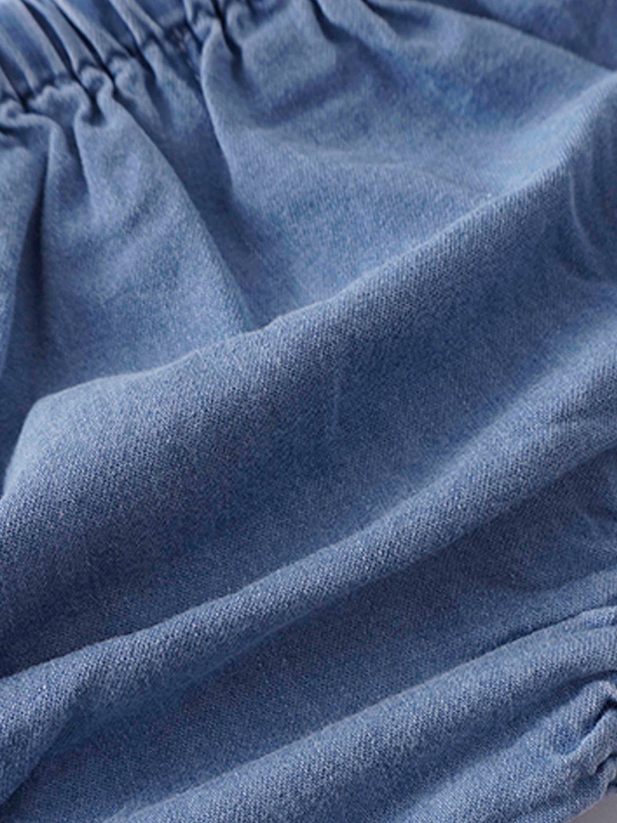 Light denim bloomers for toddlers