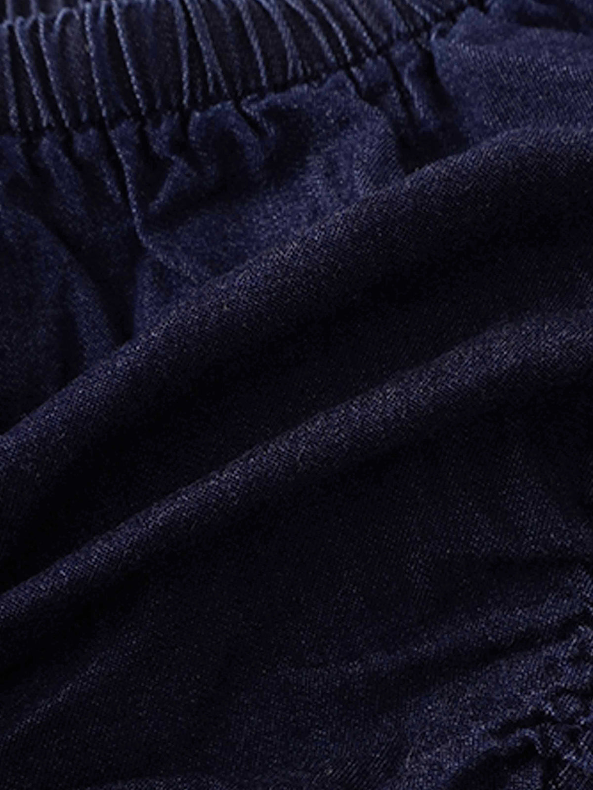 Dark denim bloomers for baby