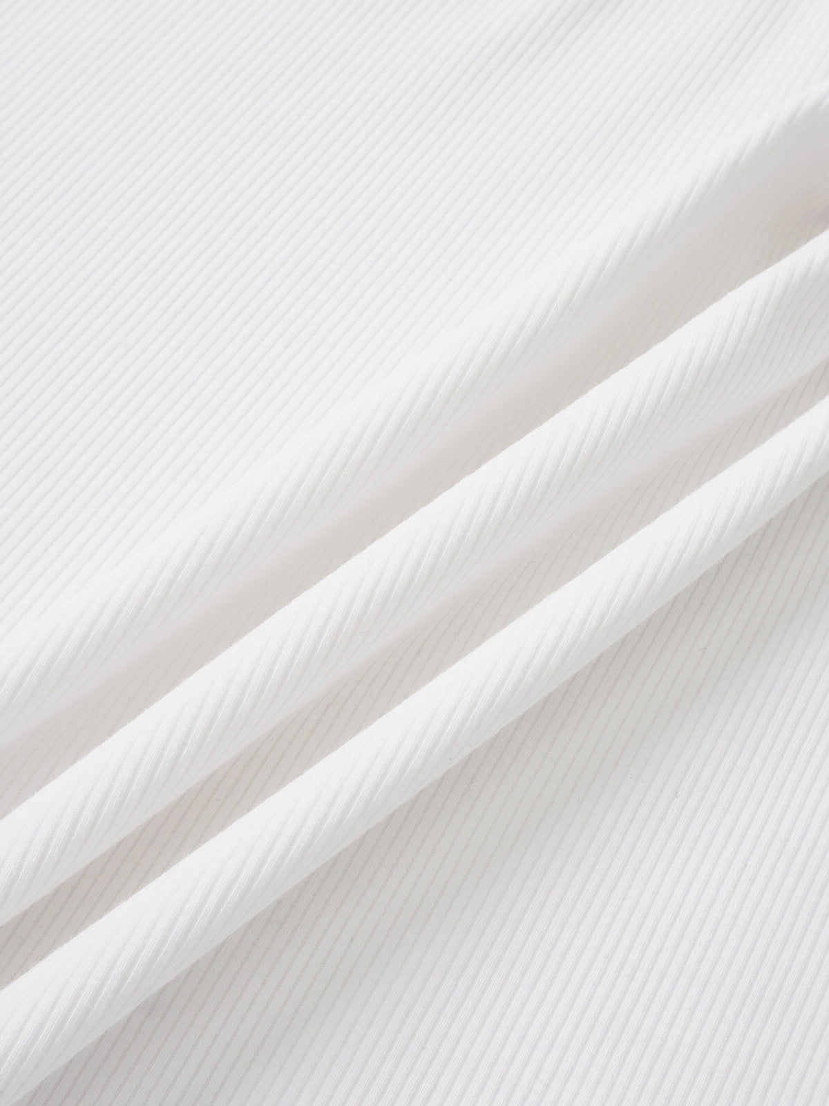 Legacy Stitch Stretchy unisex white fabric by Adee with diagonal ribbing