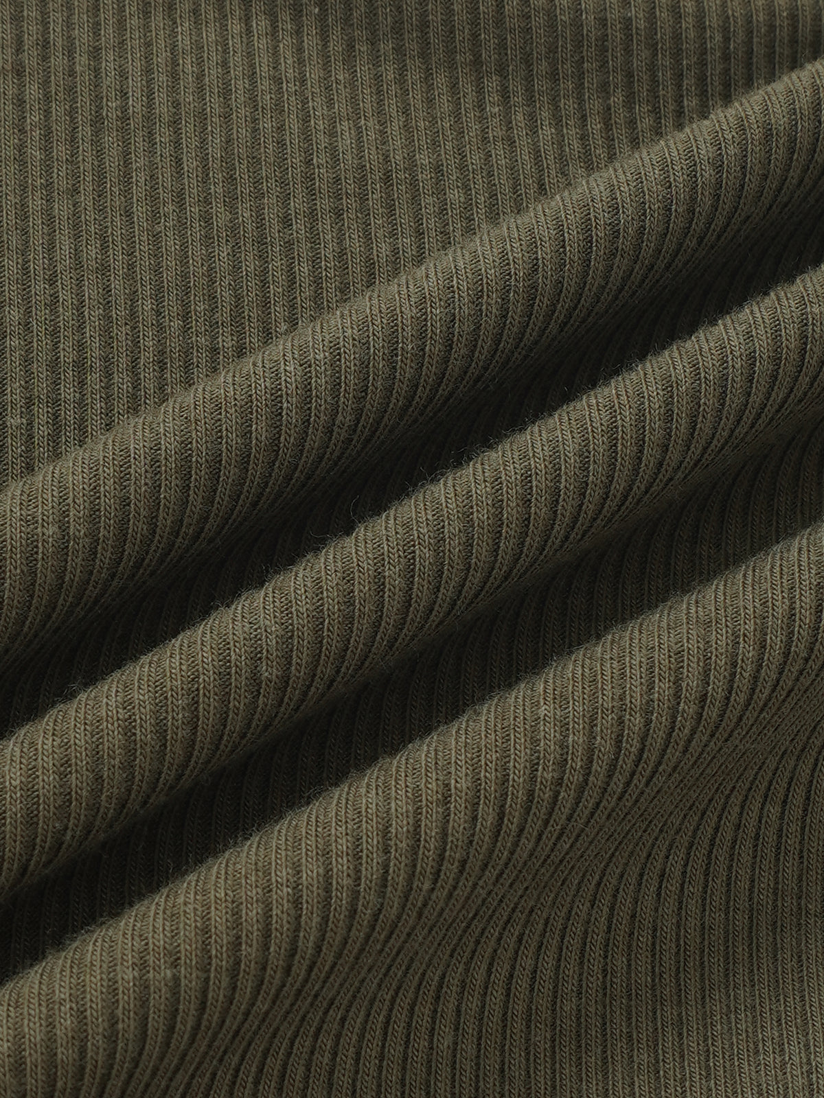 Bomber Set by Adee in olive green rib-knit fabric, unisex