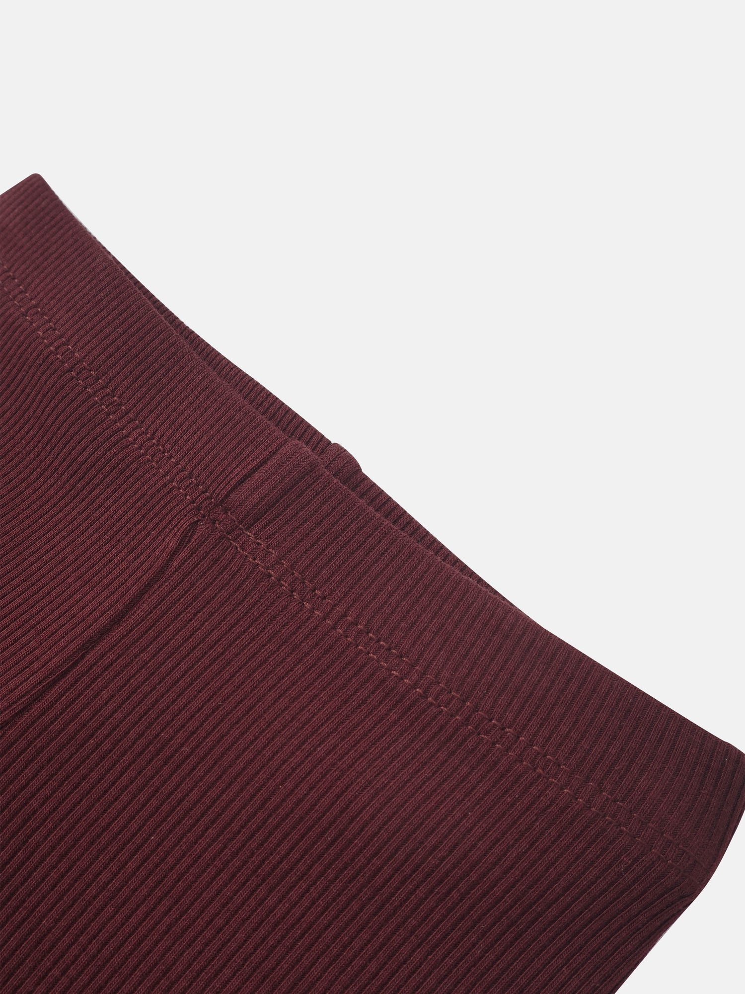 Bomber Set Burgundy; ribbed knit fabric close-up, Adee brand for little girls