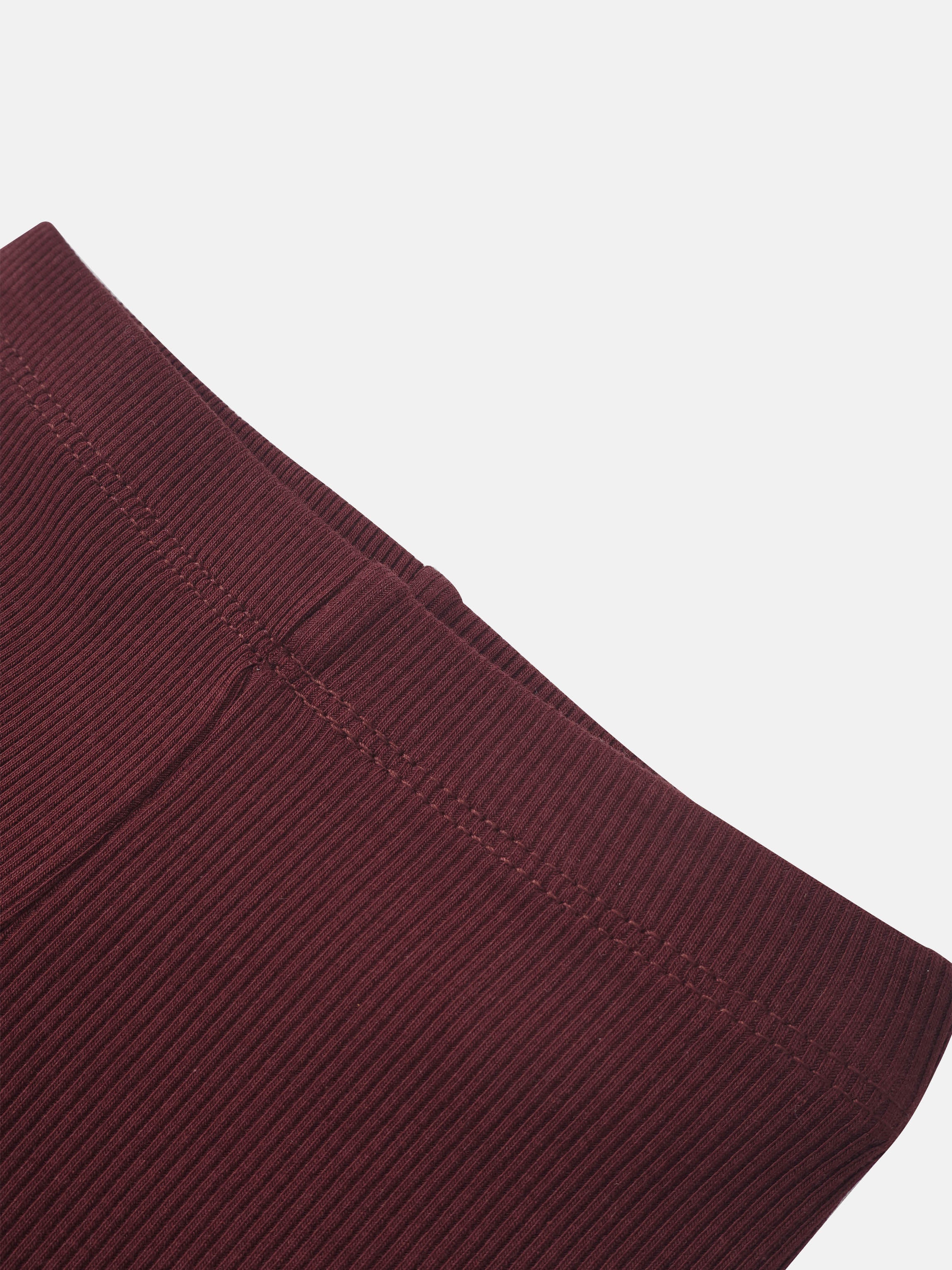 Bomber Set Burgundy; ribbed knit fabric close-up, Adee brand for little girls