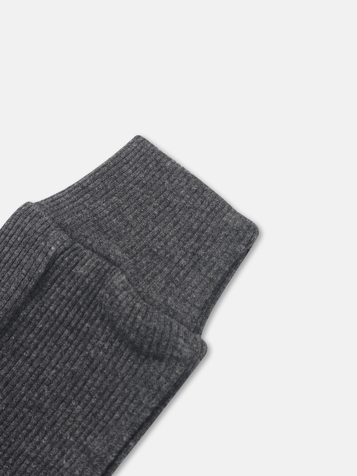 Bomber Set in heather grey ribbed knit fabric, unisex Adee apparel