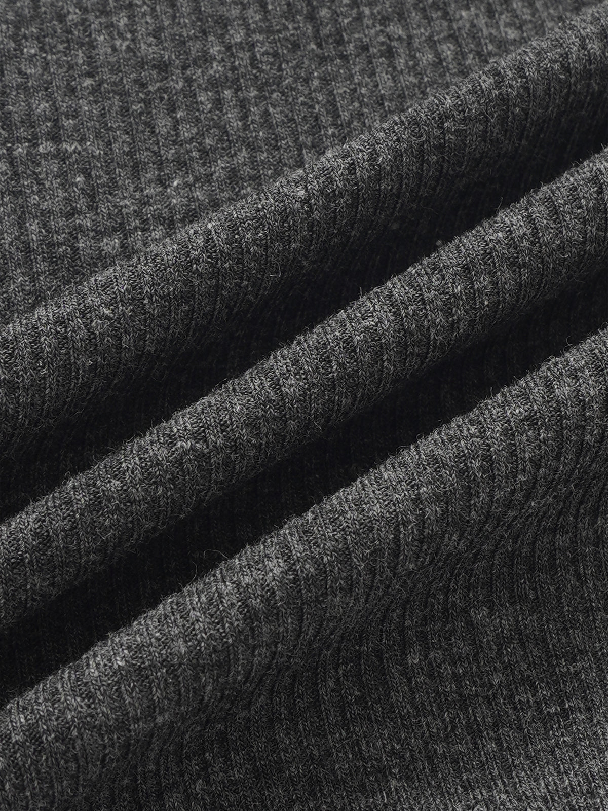 Bomber Set - Heather Grey knit fabric texture, Adee unisex apparel
