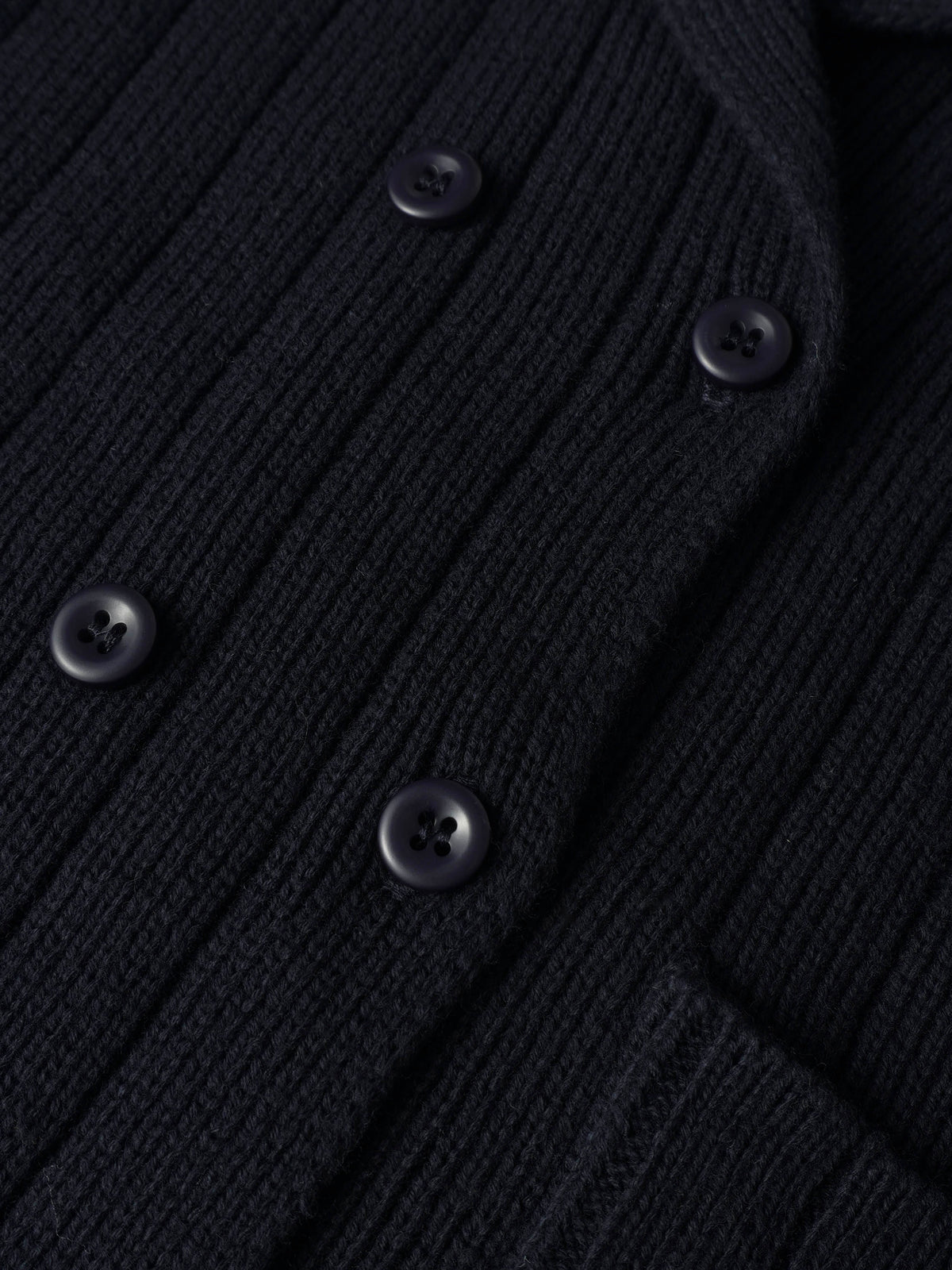Knit blazer for boys in navy, dressy knit top with dark buttons