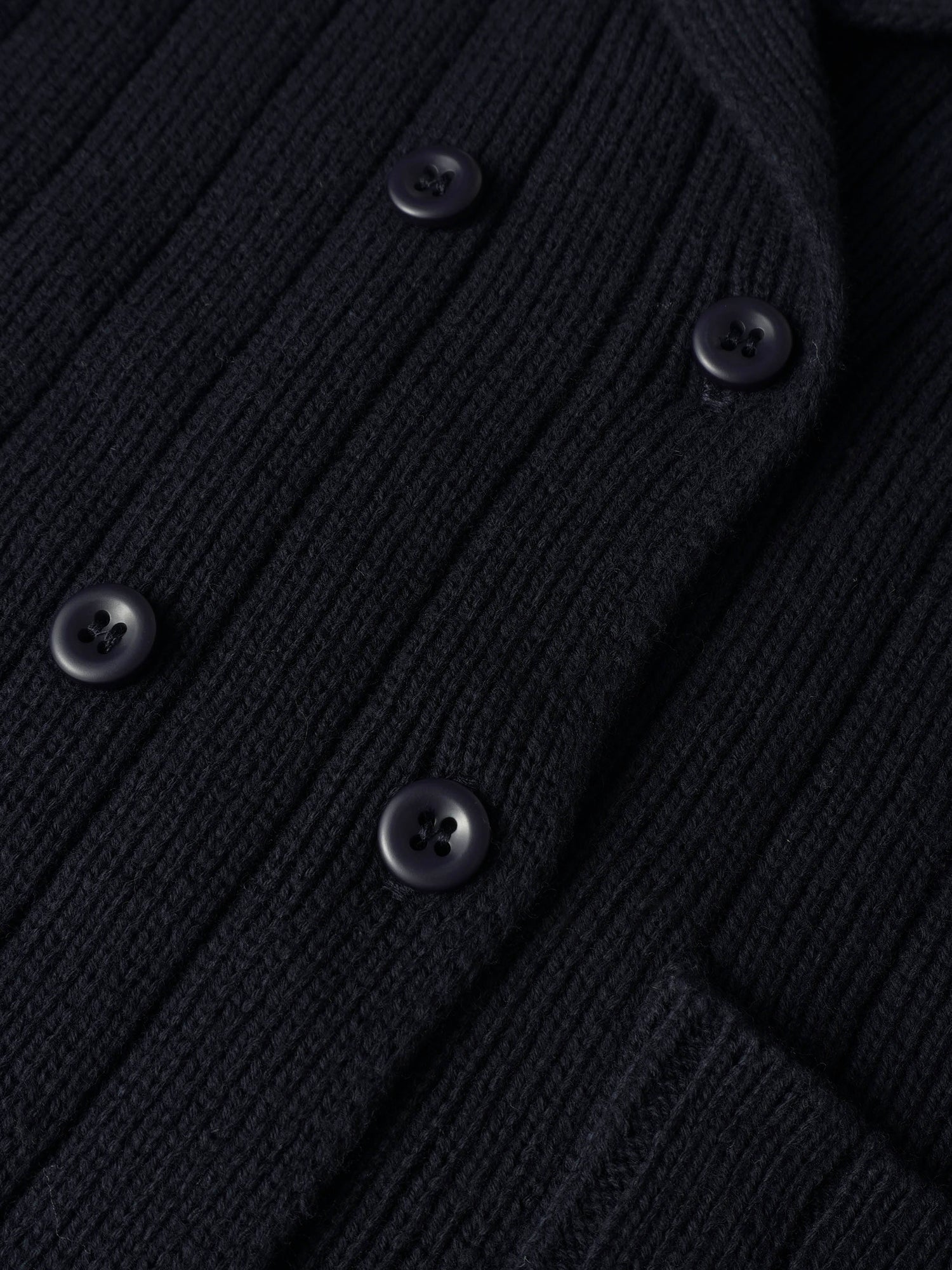 Knit blazer for boys in navy, dressy knit top with dark buttons