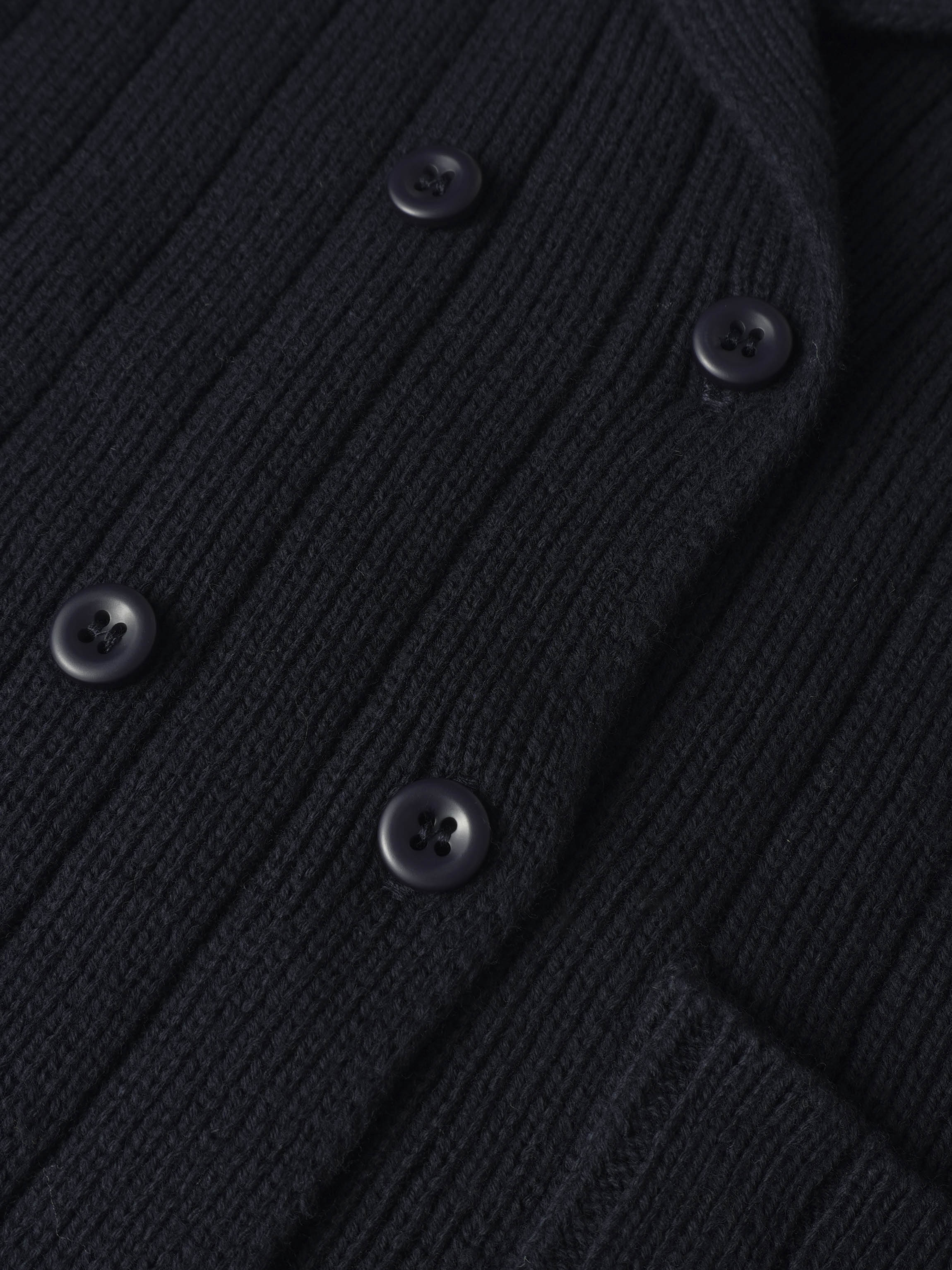 Knit blazer for boys in navy, dressy knit top with dark buttons