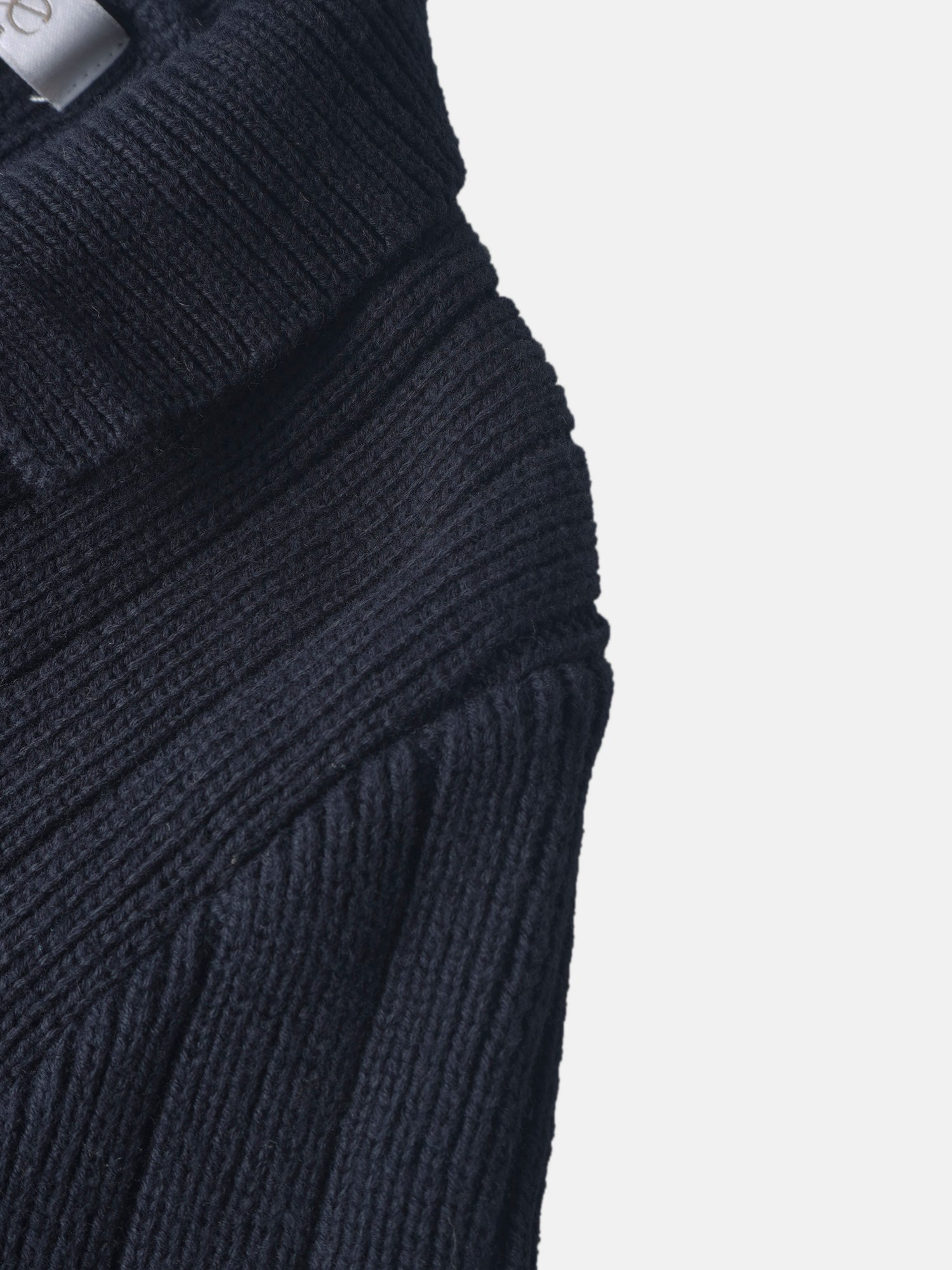 Knit blazer for boys in navy by Adee, ribbed knit fabric.
