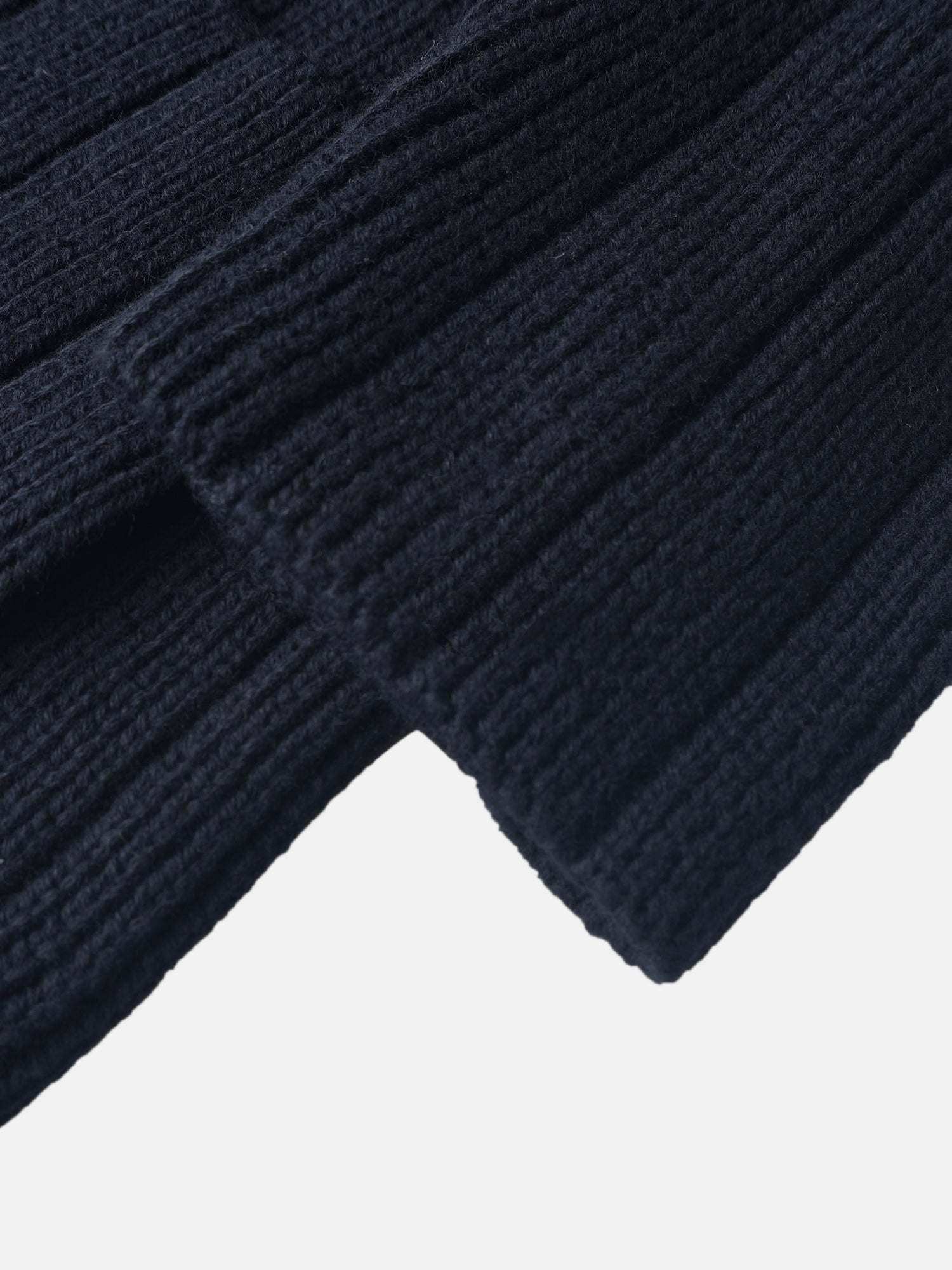 Knit Blazer Navy close-up of dark ribbed knit fabric for Adee boys dressy top
