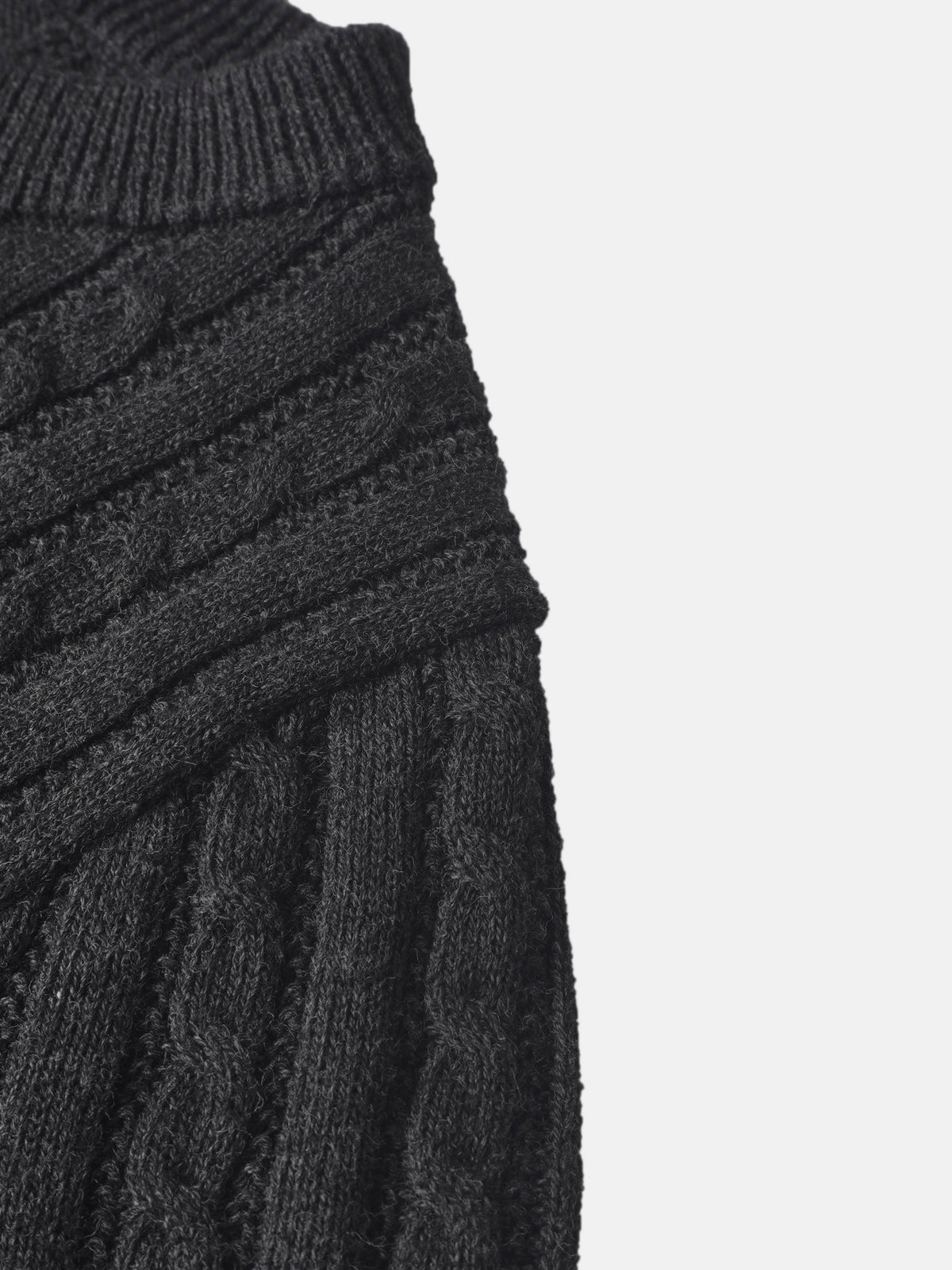 Knit sweater for boys in grey with ribbed knit texture, dressy top