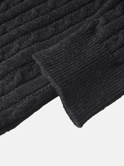 Knit sweater in grey, close-up ribbed knit fabric texture