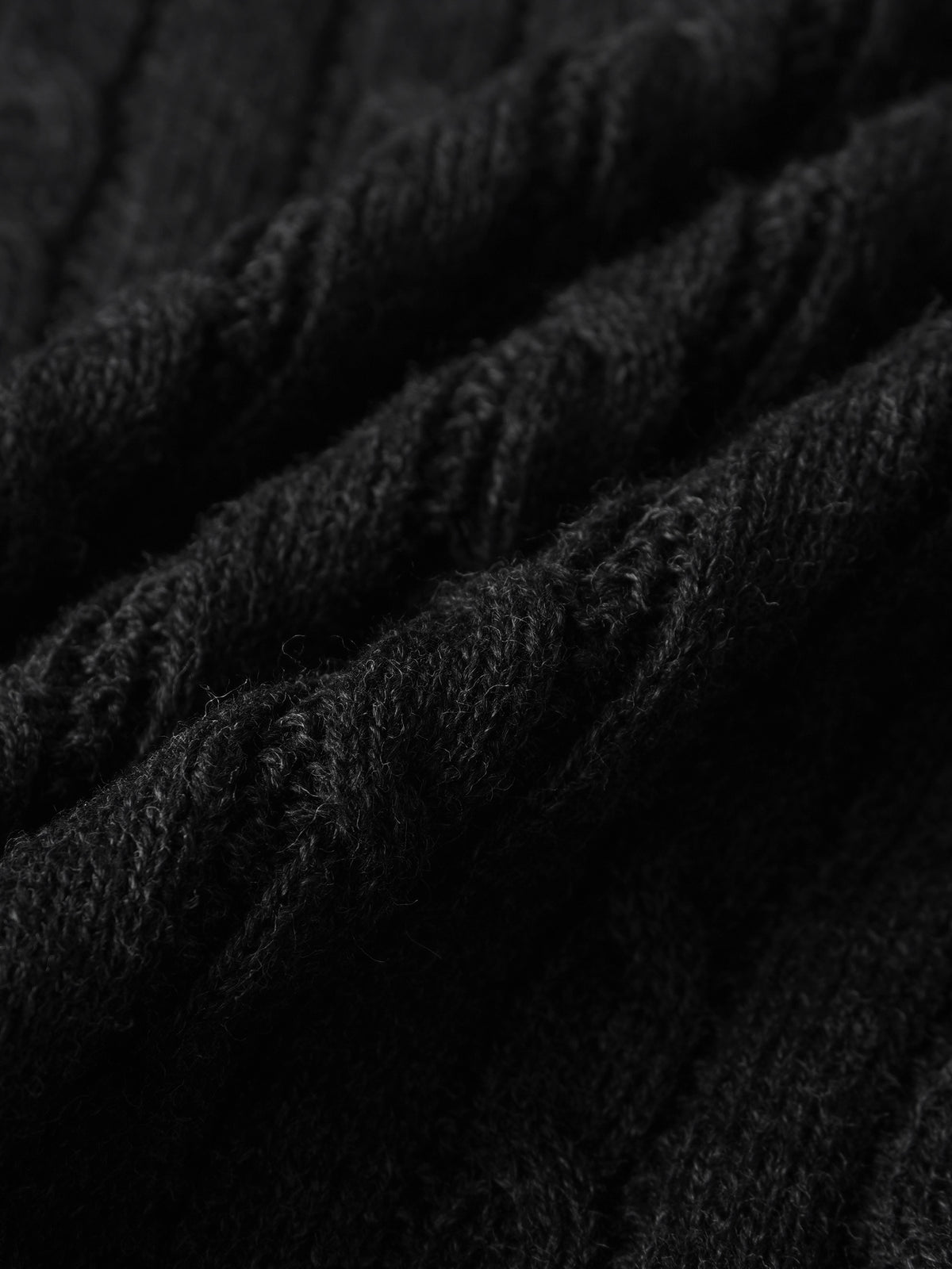 Knit sweater close-up in grey, textured knit fabric for boys dressy tops