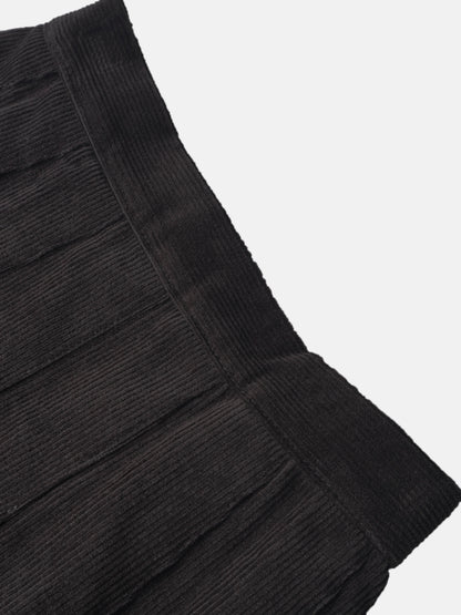 Corduroy pleated skirt grey for girls Adee brand apparel