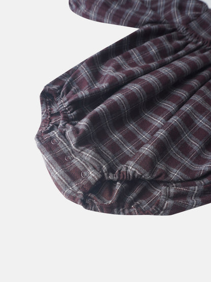 Plaid burgundy girls&