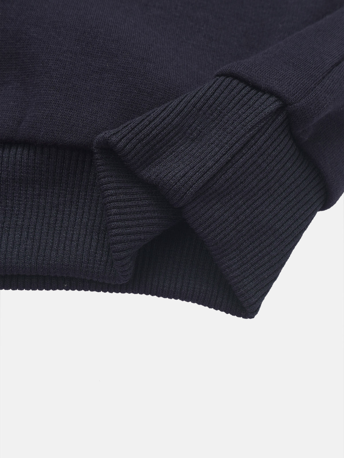 Merci Sweatshirt for boys navy with ribbed cuffs