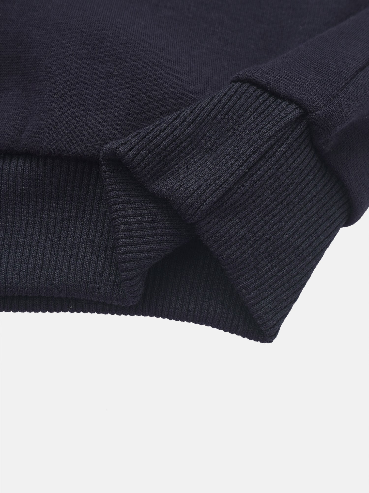 Merci Sweatshirt for boys navy with ribbed cuffs