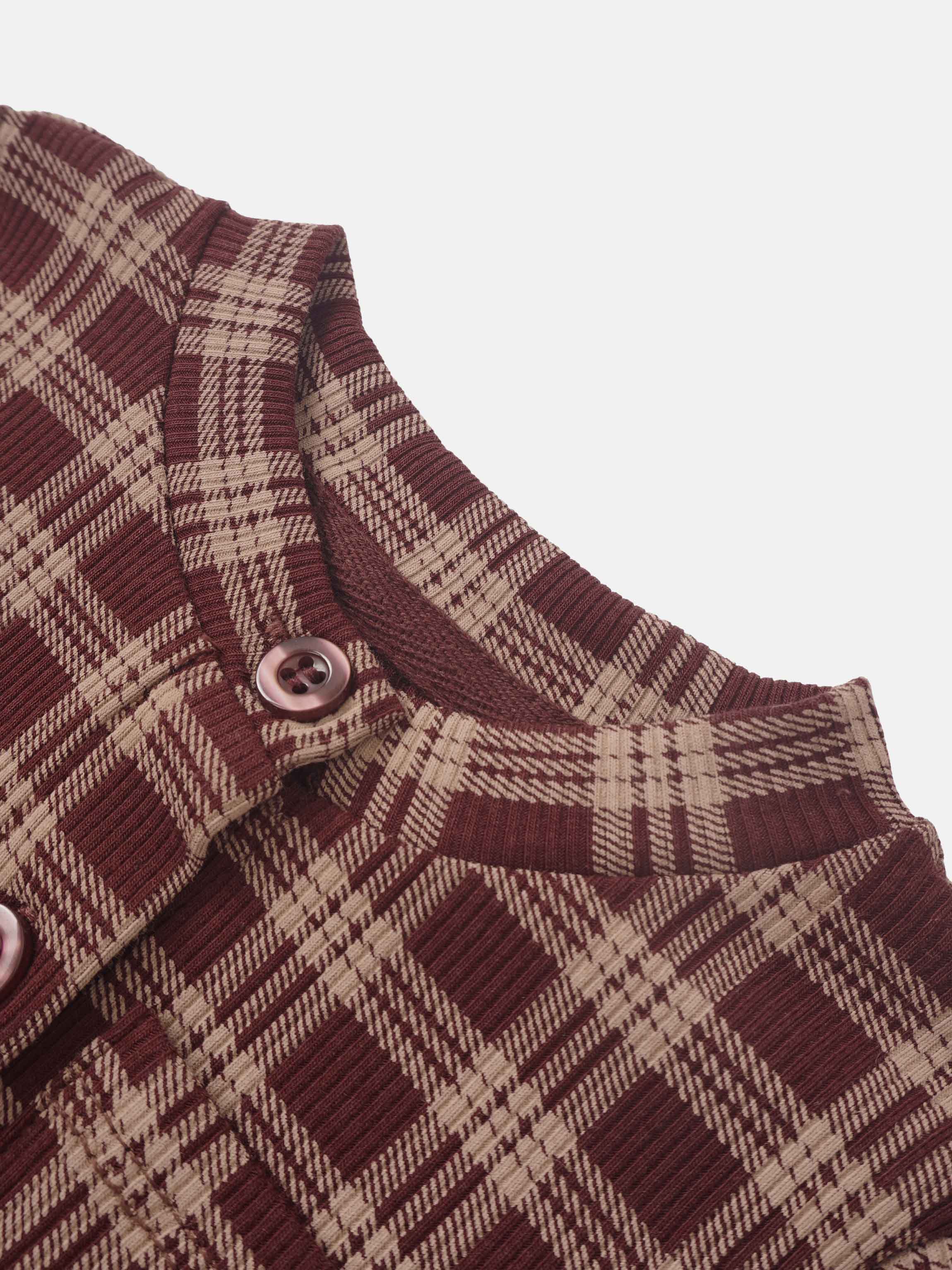 Plaid burgundy girls&