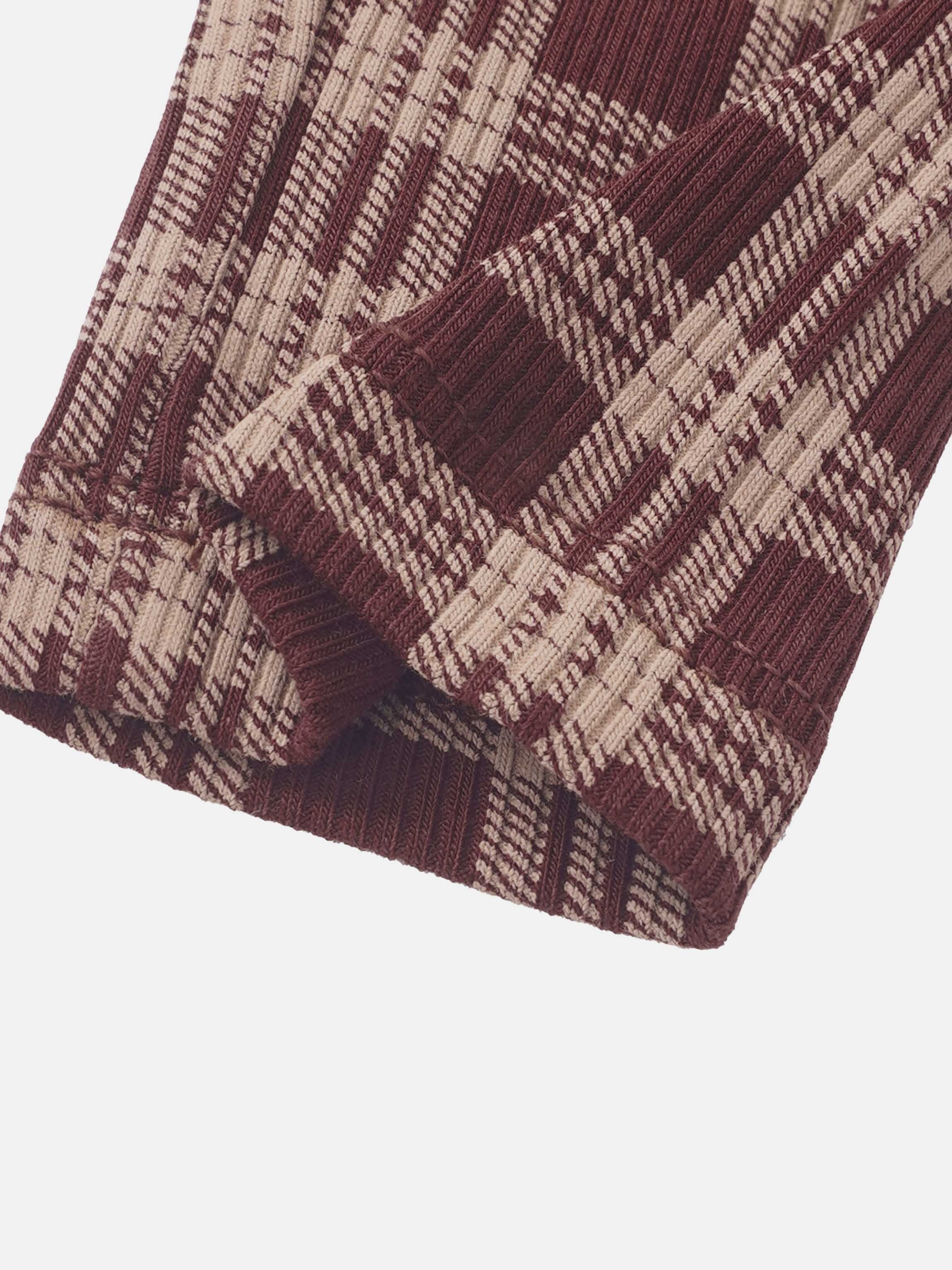 Plaid Pajamas - Burgundy, girls&