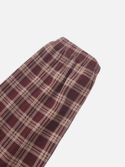 Plaid burgundy girls nightgown by Adee in the Girls Pajamas collection