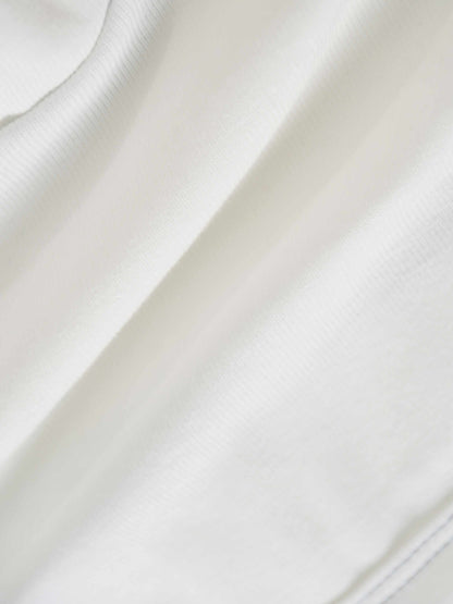 Mini Gallery Stretchy white fabric close-up for Boys Stretchies apparel