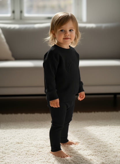 Embossed Logo Set - Black