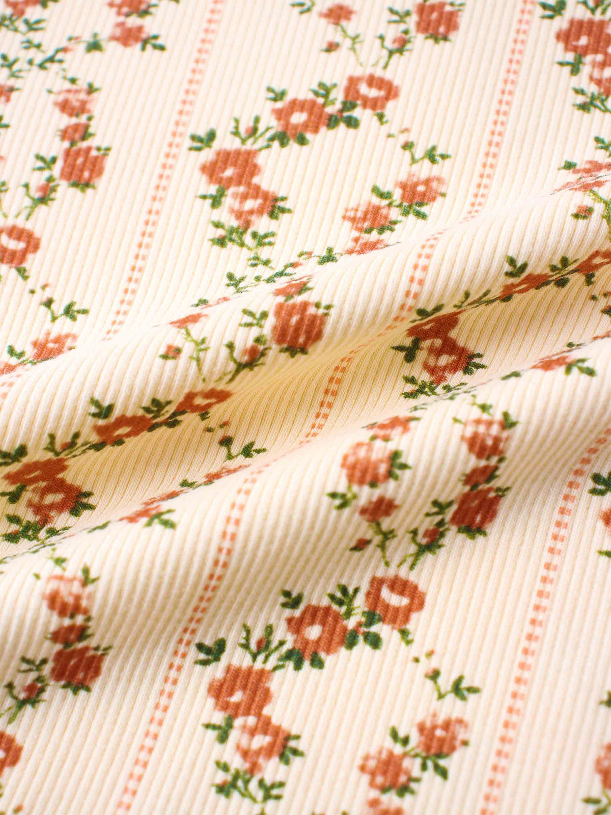Floral print fabric detail for outfits for girls