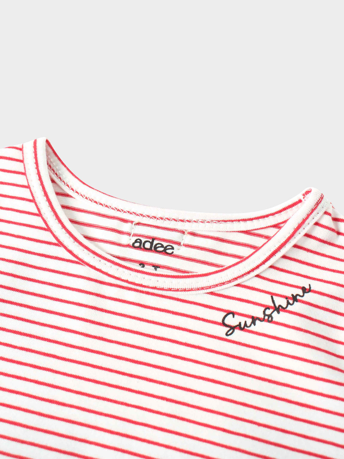 girls shirts pink striped tee
