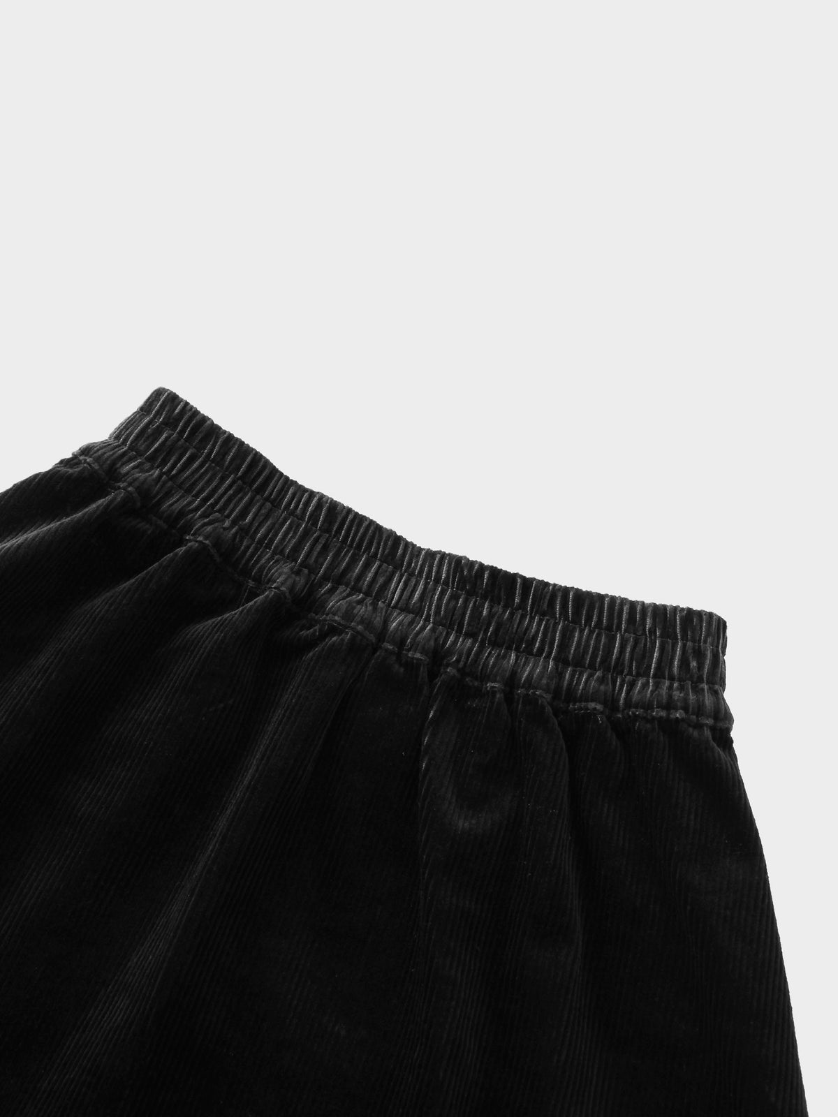Corduroy Skirt - Black for girls, Adee brand, elastic waistband