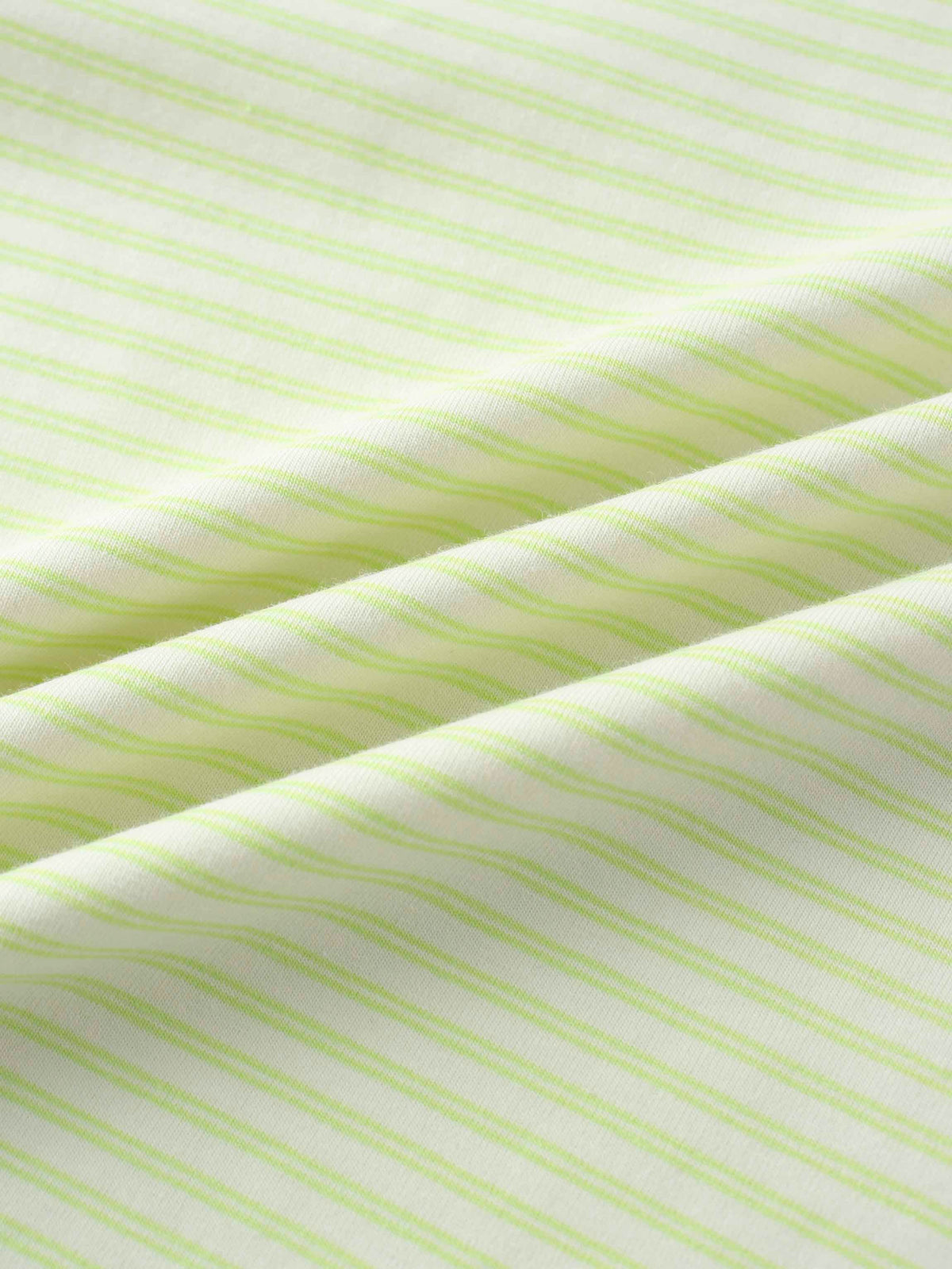 Soft light yellow striped fabric