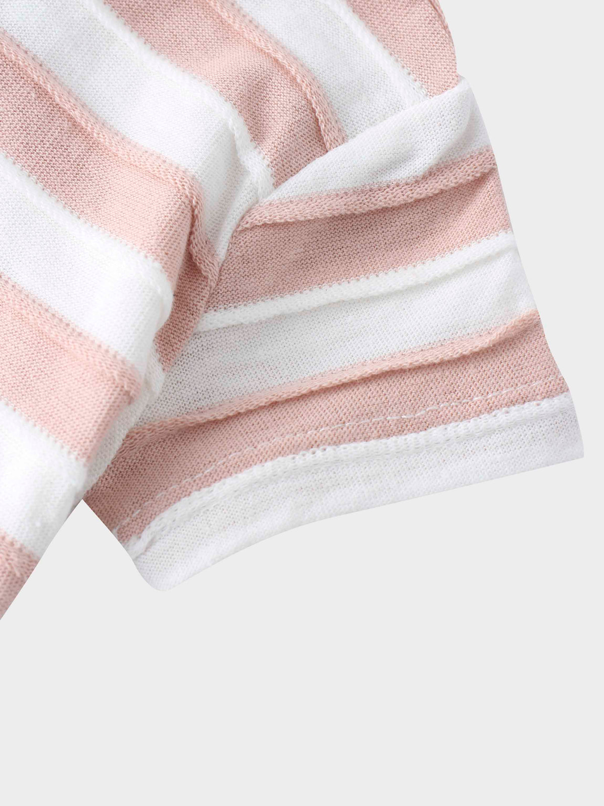 Striped sleeve of girls shorts set