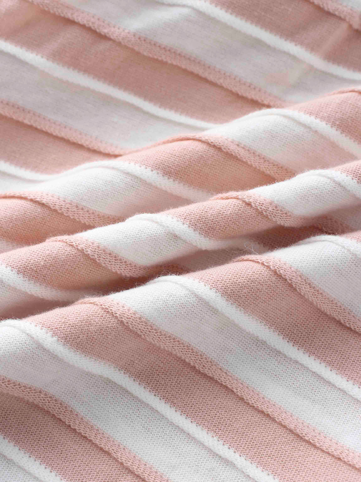 Striped textured fabric for girl outfits