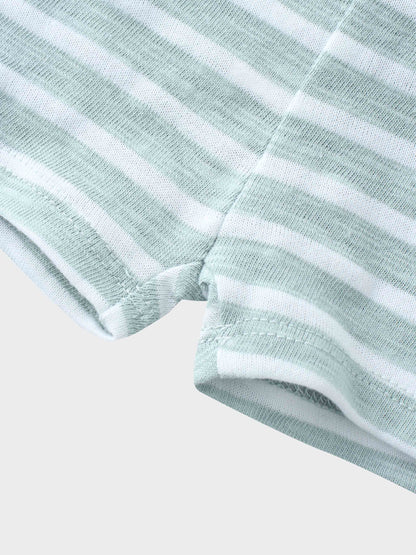 Striped Tank Set- Pastel Green