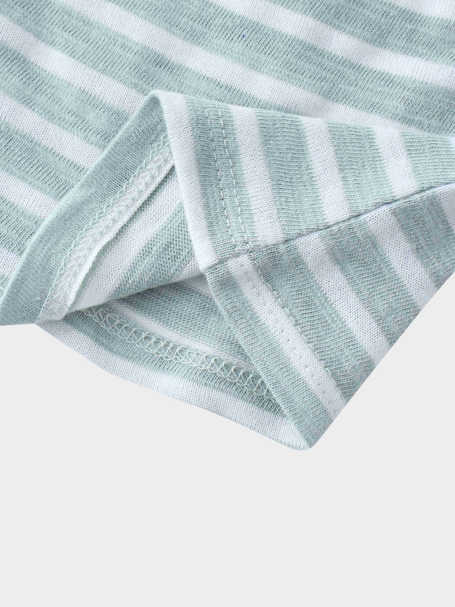 Striped Tank Set- Pastel Green