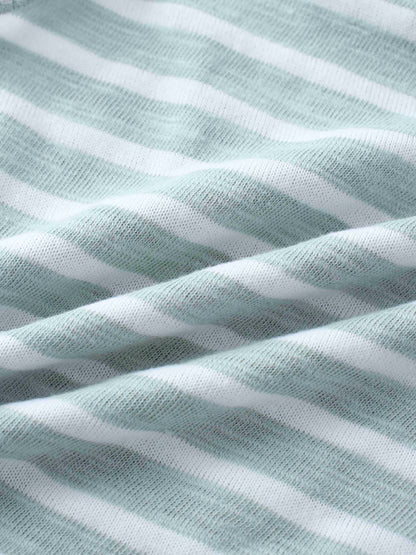 Striped Tank Set- Pastel Green