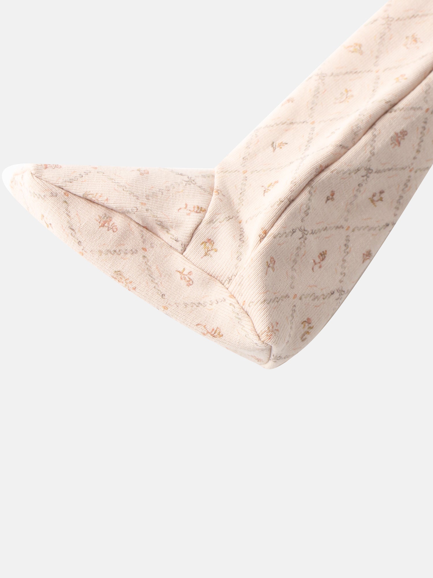 Dainty Diamond Stretchy girls hair accessory in pale pink knit with a diamond pattern.