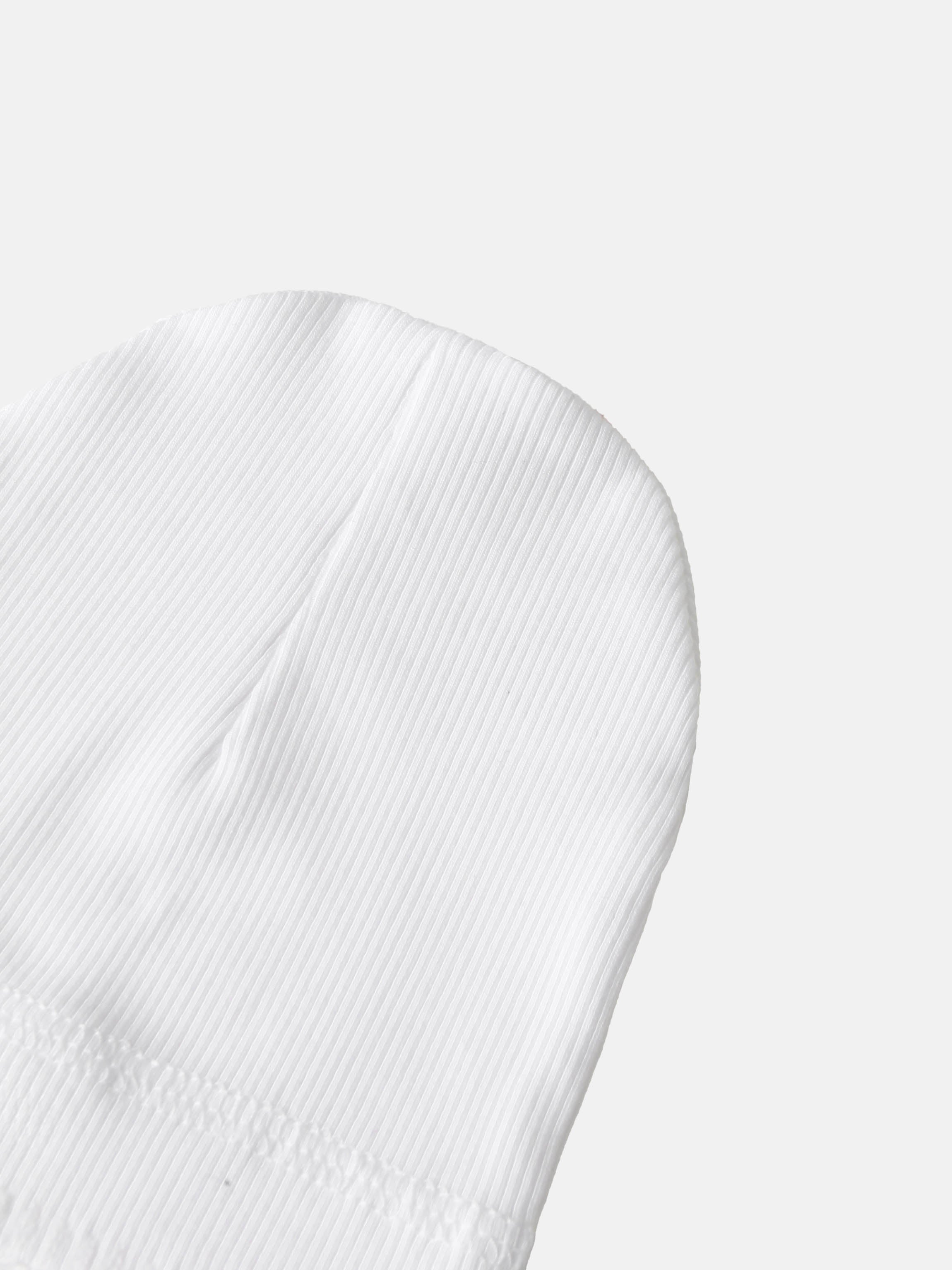 Legacy Stitch Hat white ribbed knit beanie by Adee