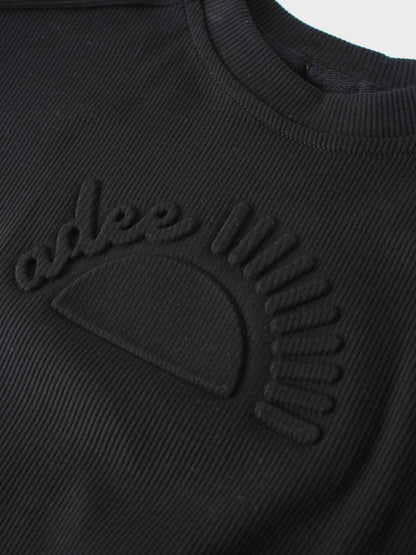 Embossed Logo Set - Black