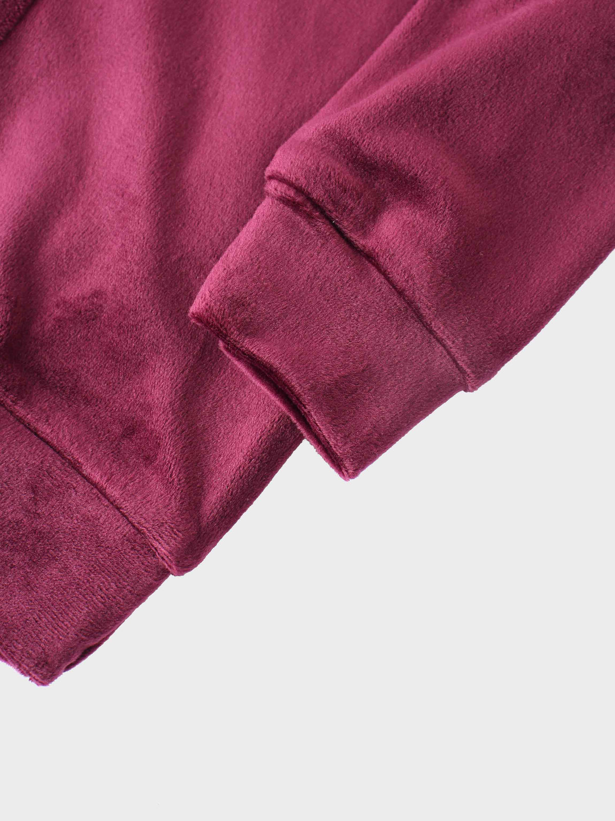 Velour bomber set burgundy girls&