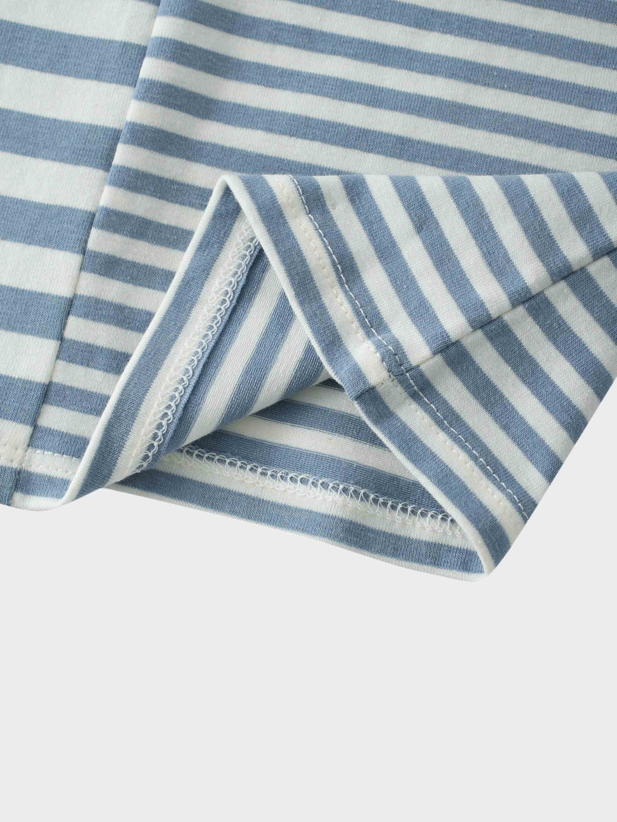 Soft striped fabric close-up detail
