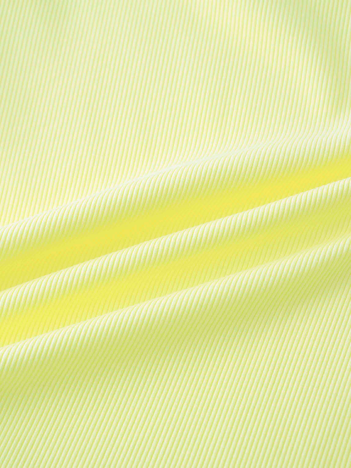 Yellow ribbed fabric for kids