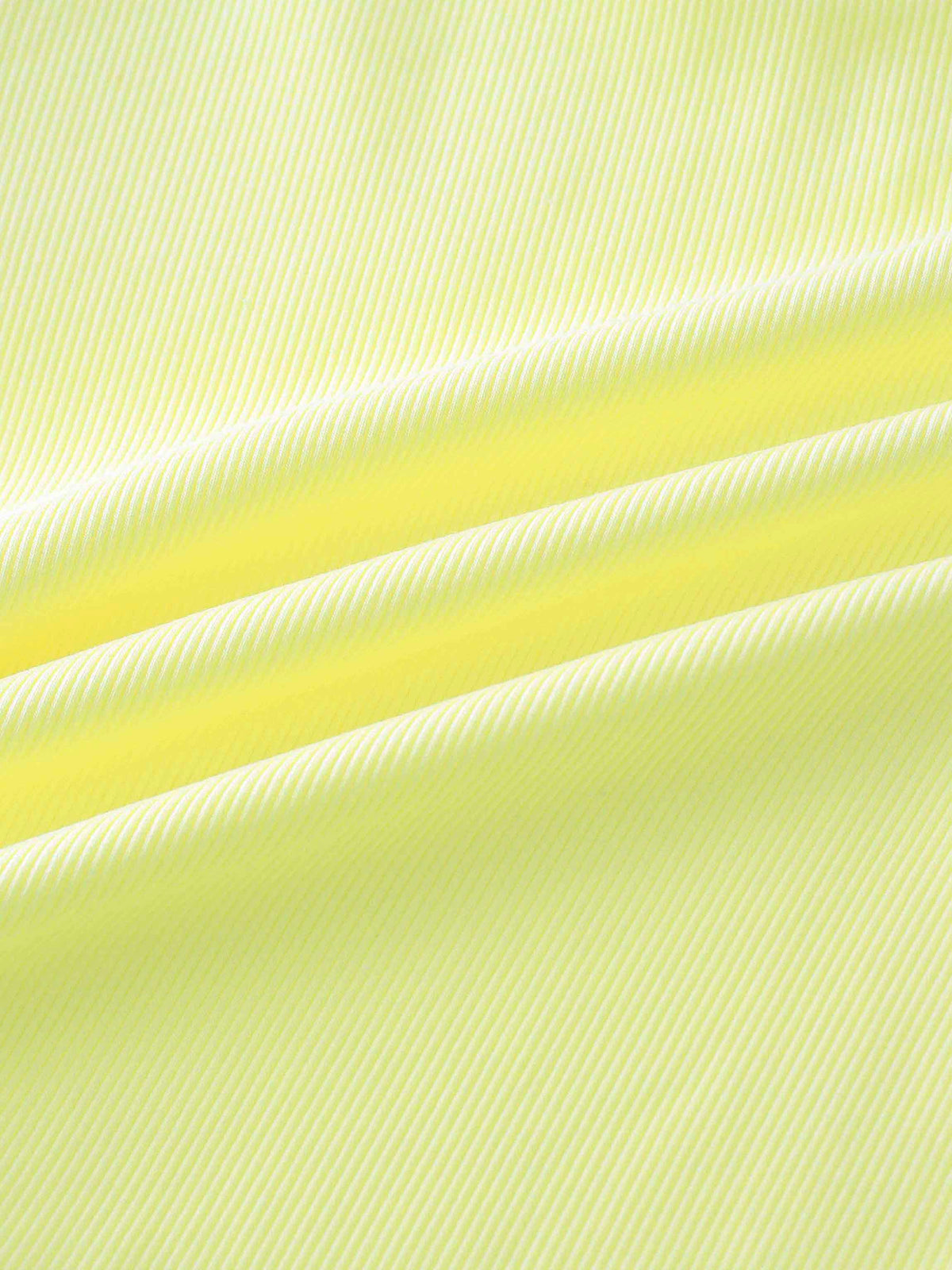 bright yellow ribbed fabric for girls&
