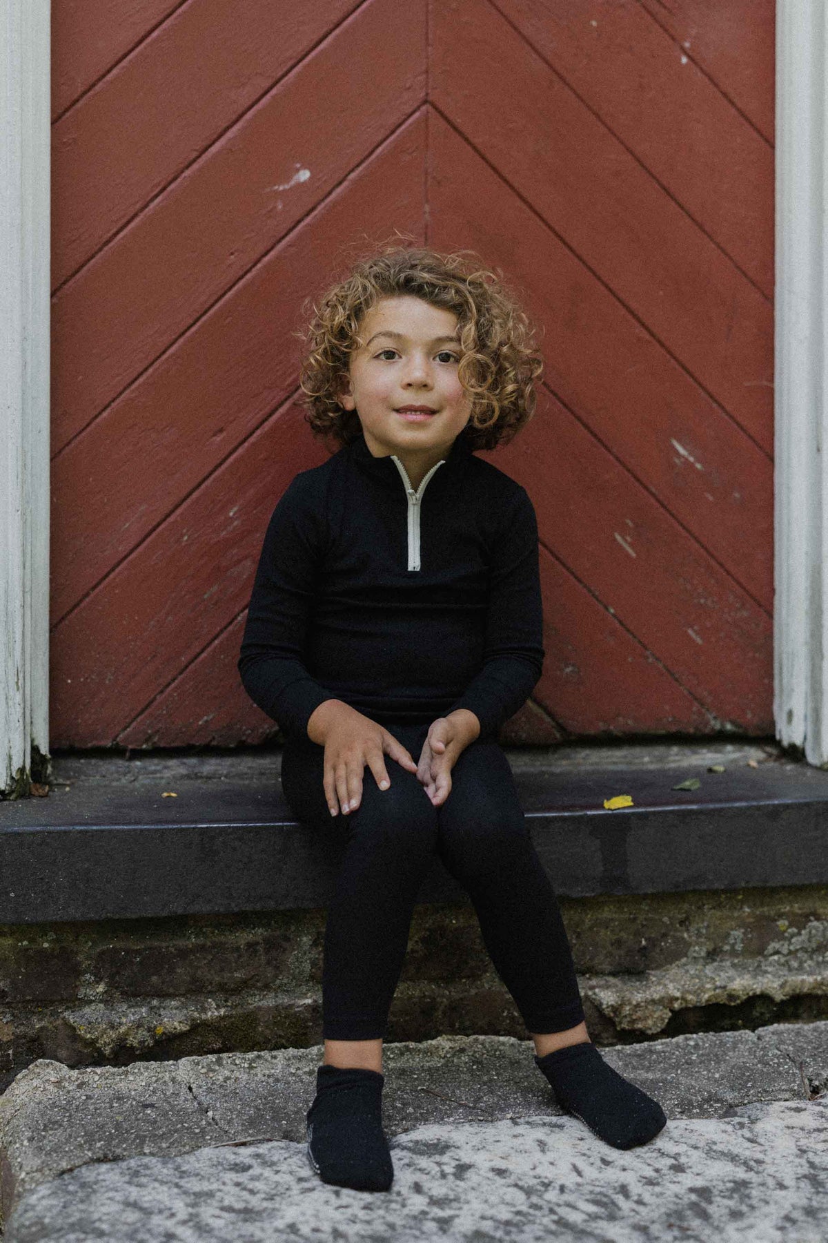 Black sweatshirt and legging set