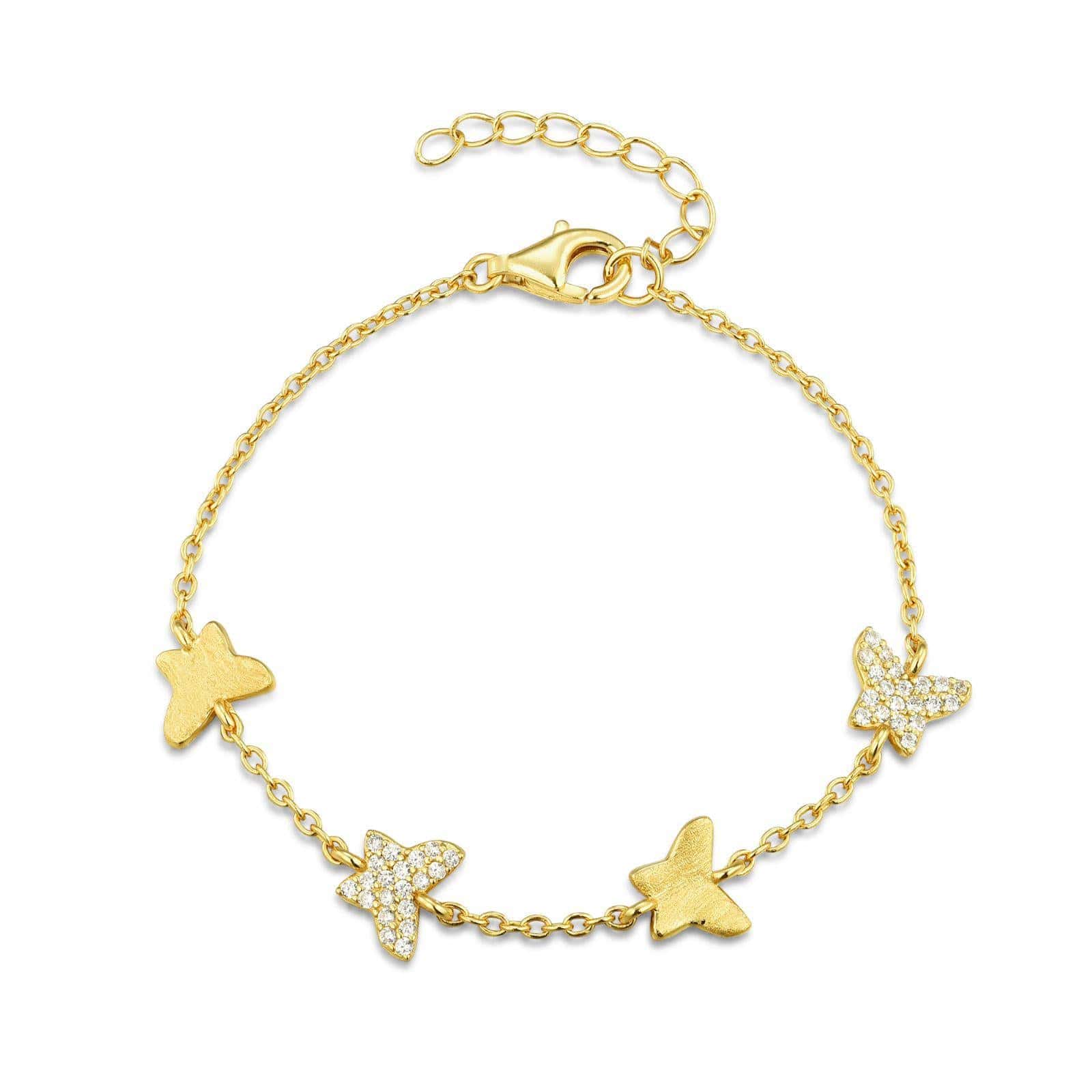 Pave Butterfly Bracelet