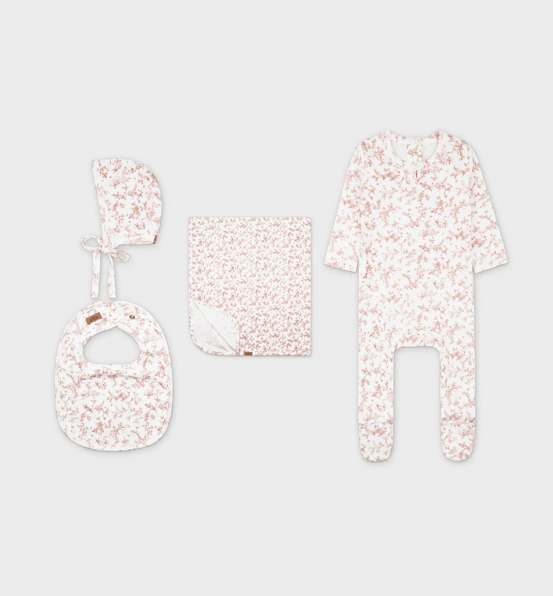 Bushy Flower Pink - Layette Set