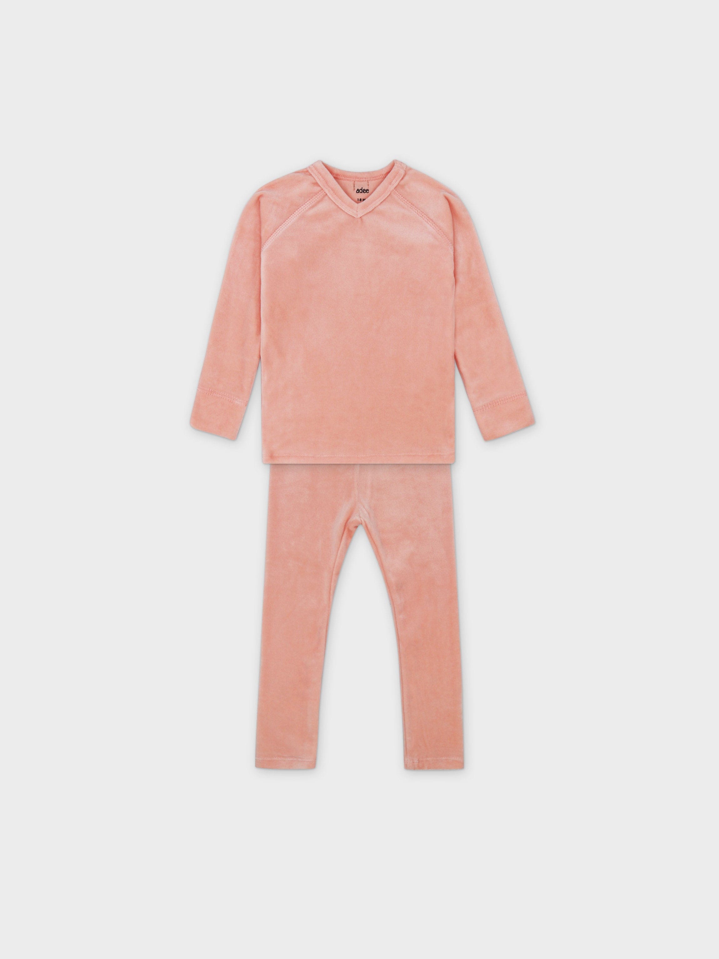 Velour Pajama - Pink