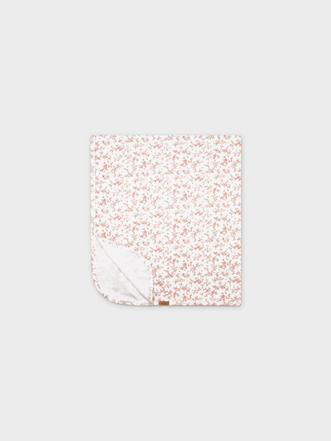 Bushy Flower Blanket-Pink