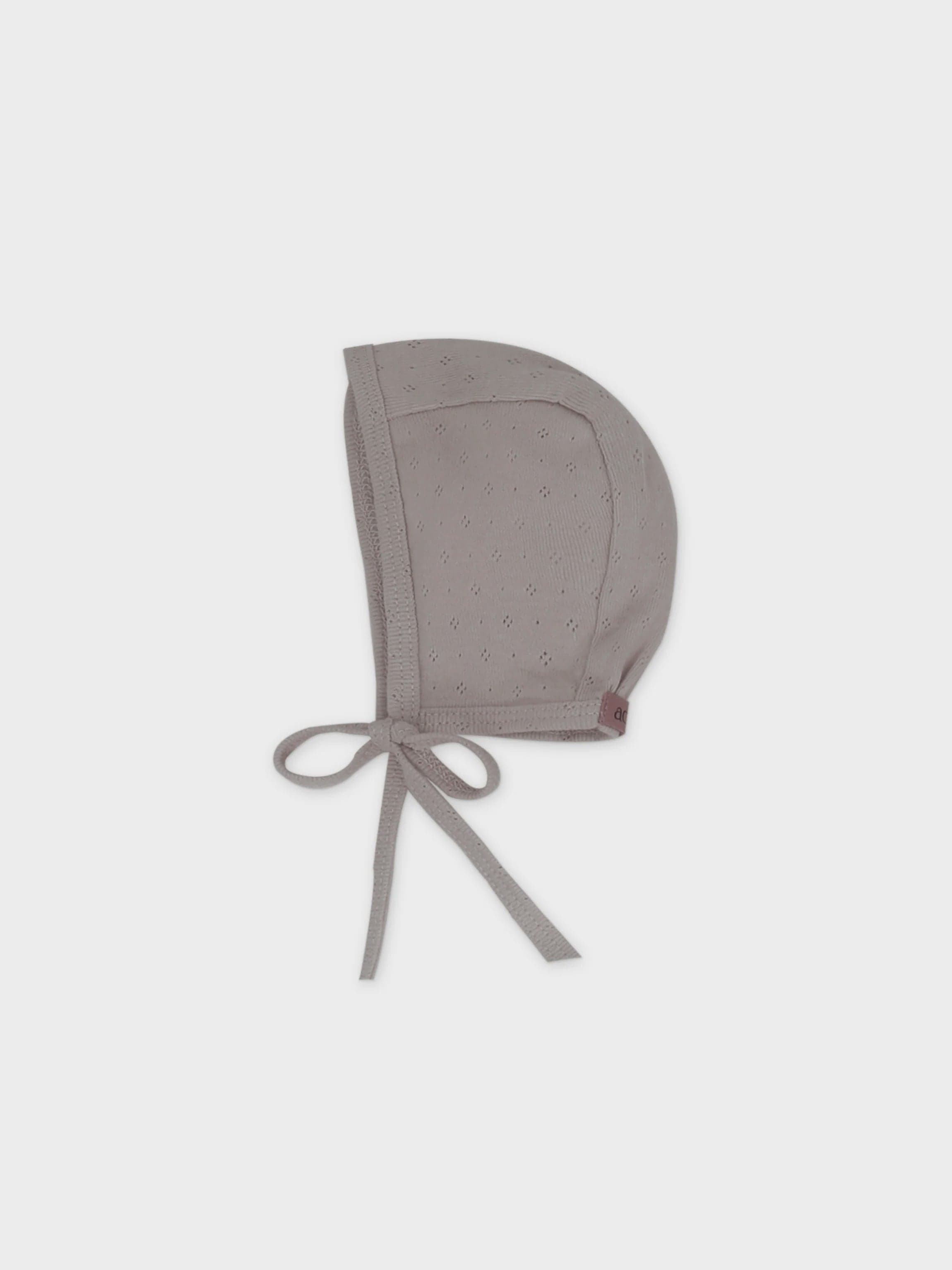 Pointelle Bonnet-Grey