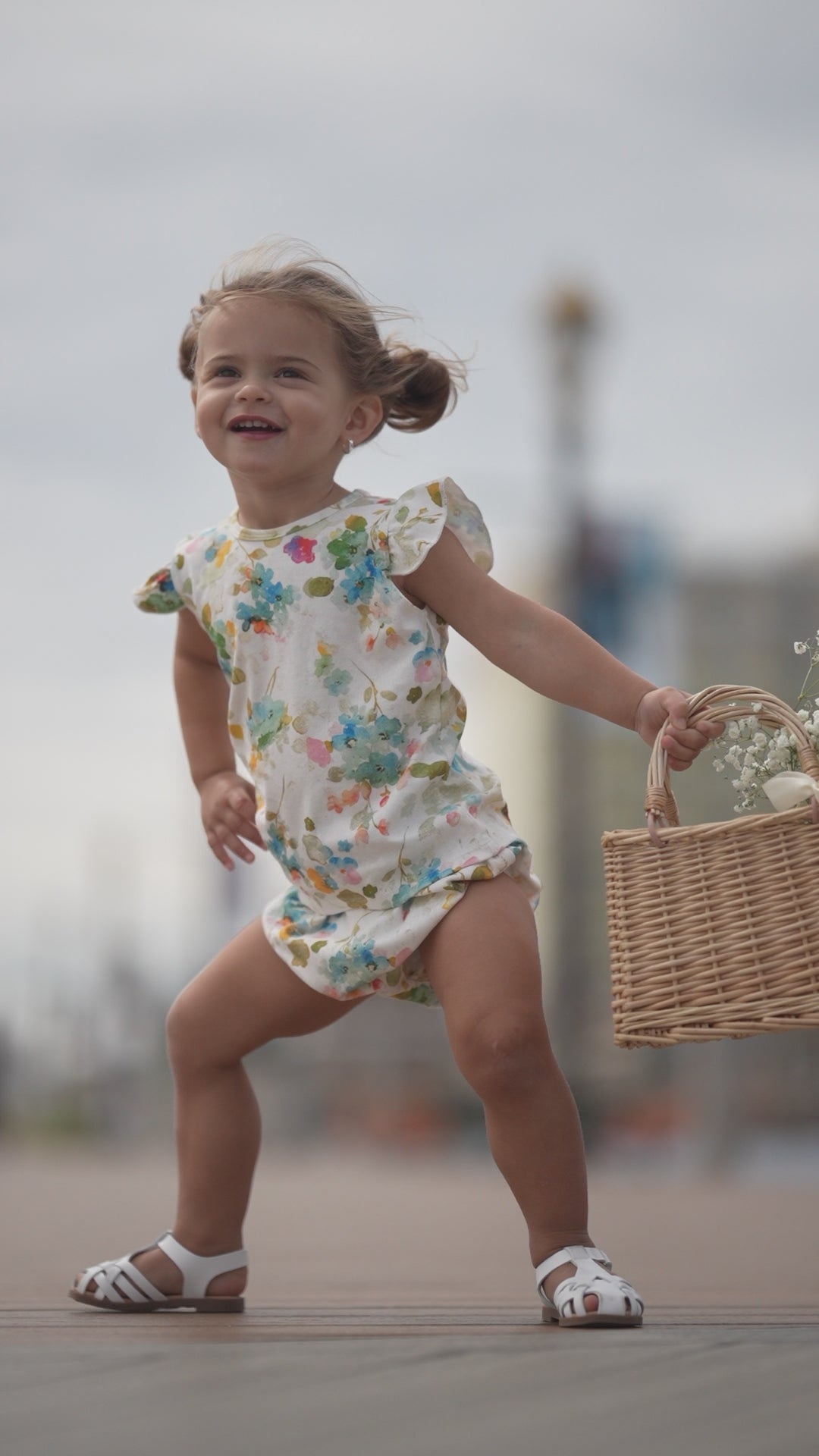 Pastel Flower Bloomers Set