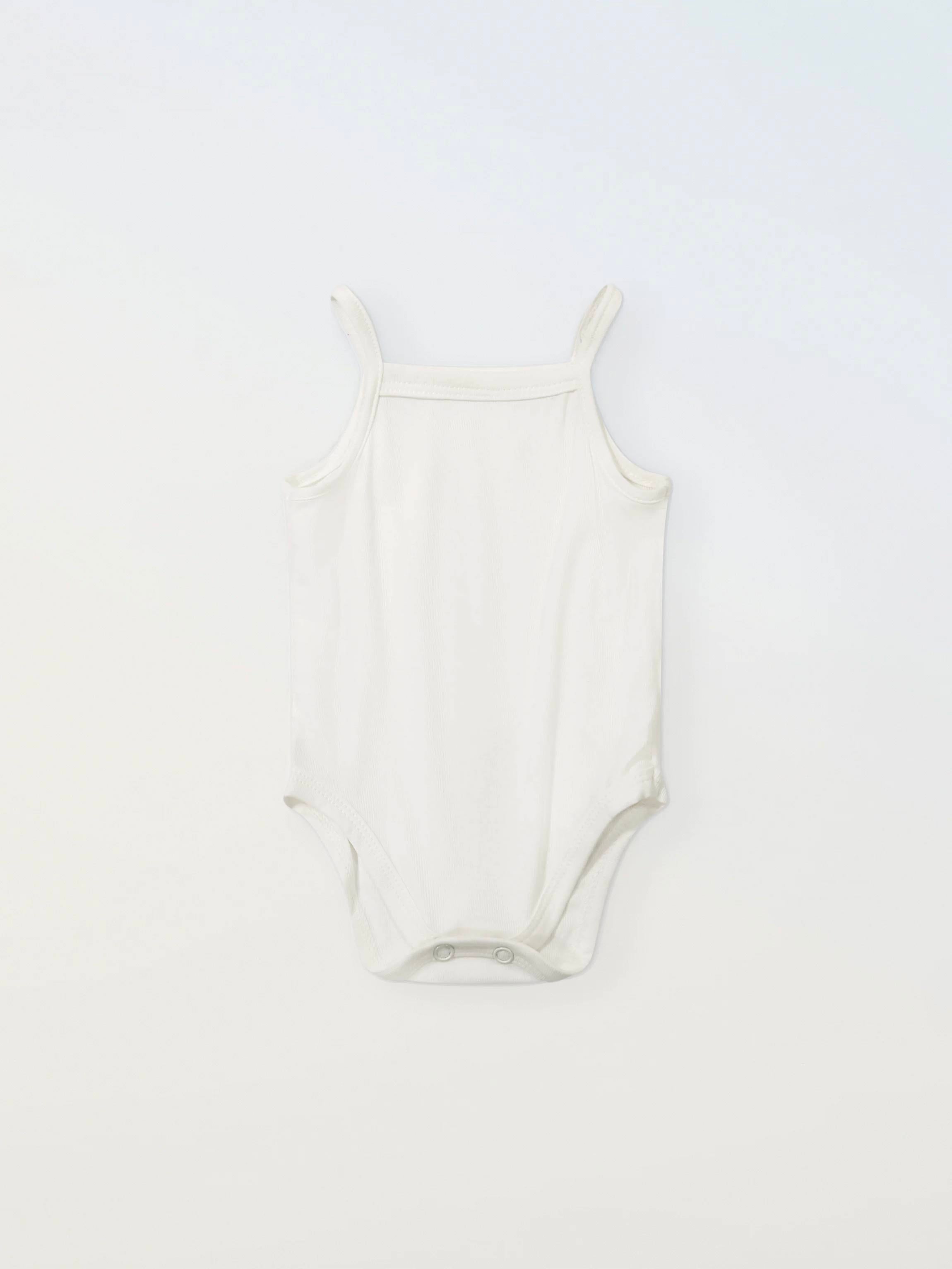 Non Ribbed Undershirt - White